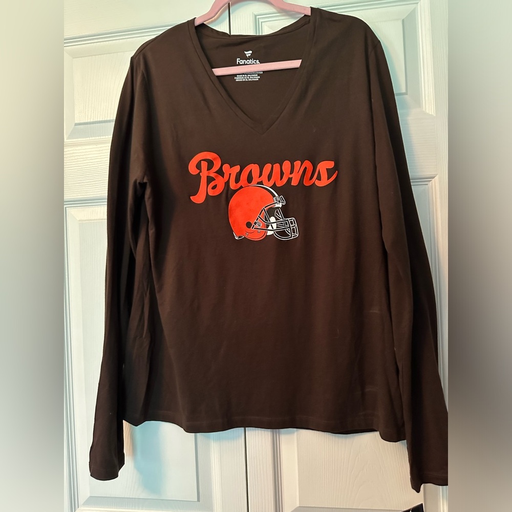 Cleveland Browns logo tunic